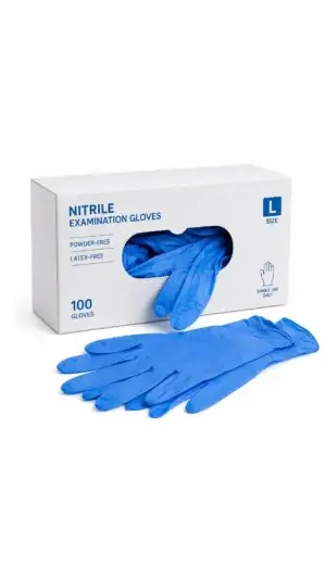 Disposable Latex Laboratory Gloves (Powder-Free)