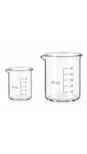 Glass Laboratory Beaker – 10 mL / 50 mL